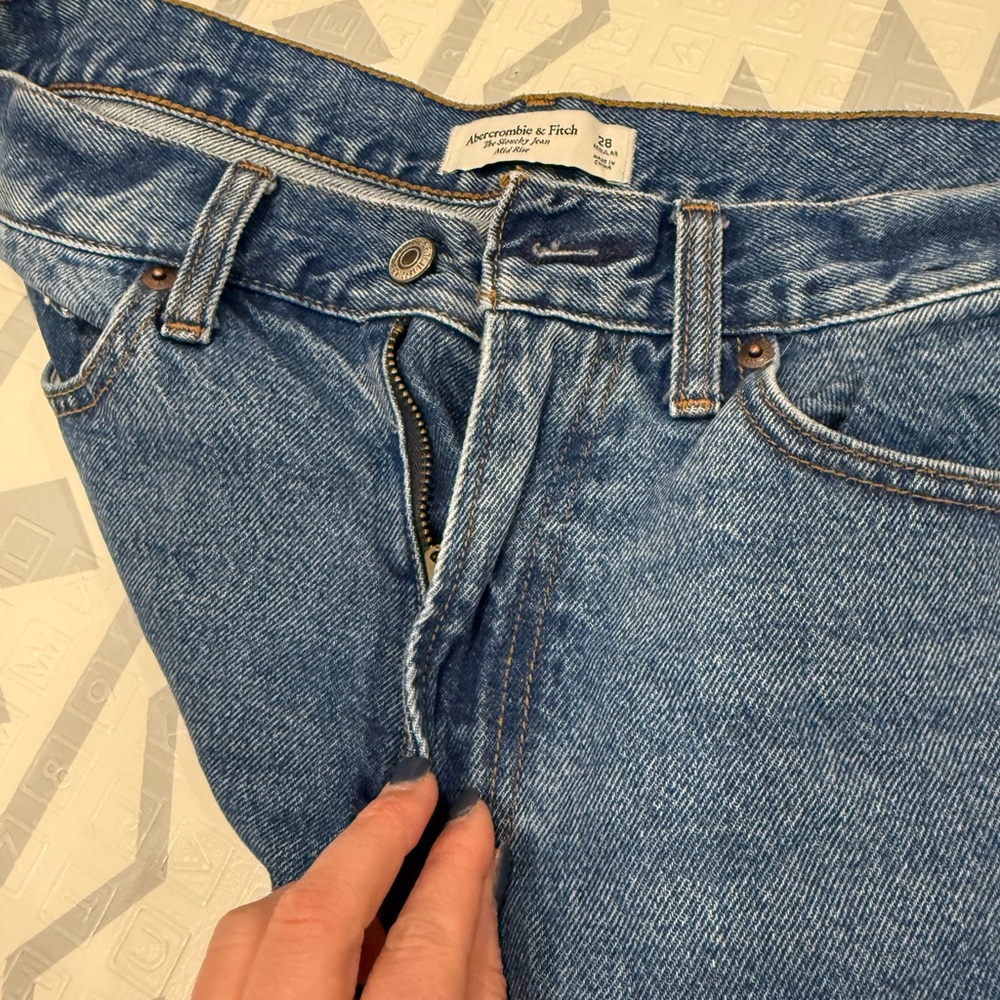 Abercrombie & Fitch High Rise Denim Jeans Slouchy